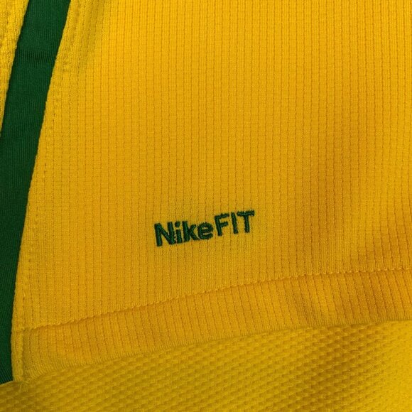 Nike FitDry Brazilian Football Confederation Soccer Jersey XXL Yellow & Green - Picture 5 of 9